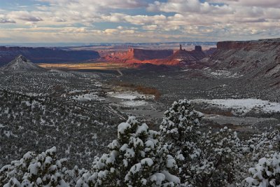 The Snow Above, the Desert Below