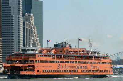 Staten Island Ferry in New York Harbor
