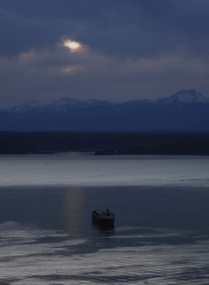 Last Light Over the Olympics
