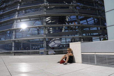 Outside the Reichstag Dome