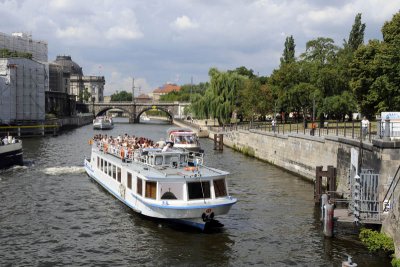 Sightseeing Boats on the River Spree