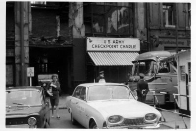 Checkpoint Charlie in 1964