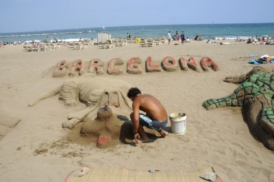 The Beach at Barceloneta