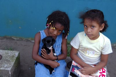 Two Girls and a Puppy, Costa Rica (2006)