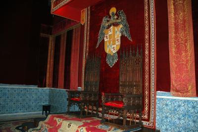 The throne room in the Alcazar