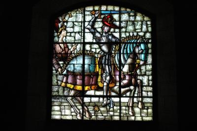 Stained glass in the Alcazar