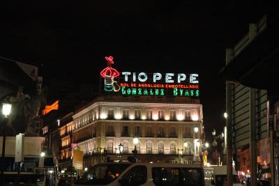 The Famous Tio Pepe Sign in Puerto del Sol
