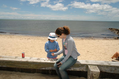 Sam and Lisa on Cape Cod, June 2005