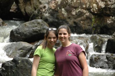 Sam and Lauren at yet another waterfall