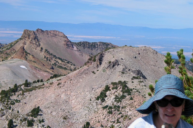 Bonniejean near the top of Lassen