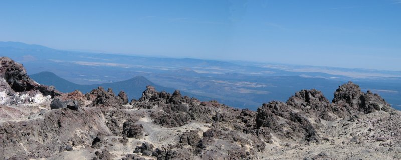 The crater and beyond