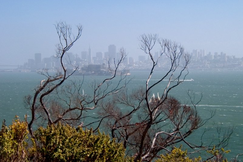 View of SF---through the haze