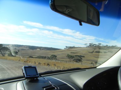 Kangaroo island driving