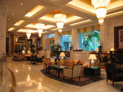 Lobby of Shangri-La Hotel