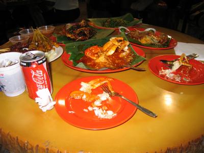 Dinner @ Lau Pa Sat Festival Market