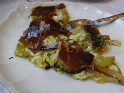 Iberico Lunch - Jamon Iberico fried with egg