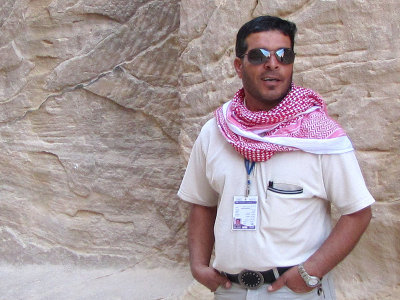 Sami Nawafleh, archaeologist and our guide