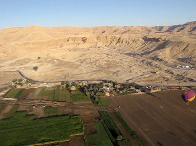 From the video - looking toward Valley of the Kings