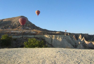 A hint of odd Cappadocia rock formations