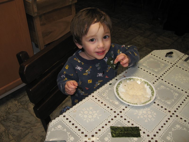Seaweed and rice time!!