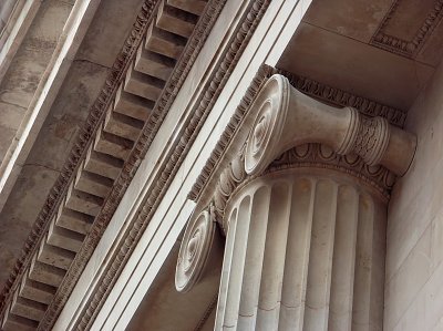 Columns in the British Museum