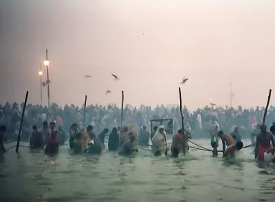 MC #88:Getting Wet - Kumbh Mela by len_taylor