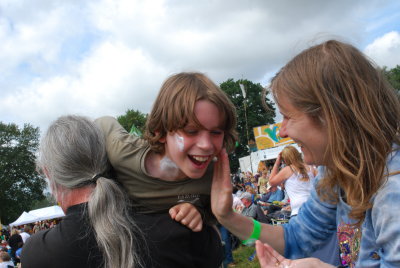 Aled being forcibly greased