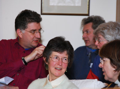 Michael, Frances, Peter, Jo, Frances