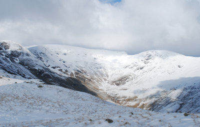 The Fairfield Horseshoe, from between Heron Pike and Great Rigg