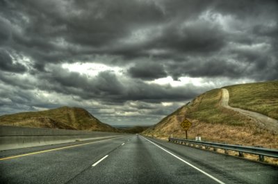 California Hwy 58 east of Bakersfield