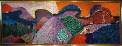 Mulholland Drive- David Hockney 1980