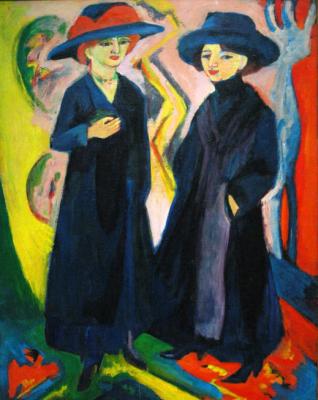 Two Women- ERNST LUDWIG KIRCHNER 1911/22