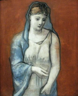 Woman with Blue Veil- Pablo Picasso 1923