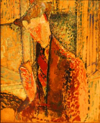 Reverie (Study for the Portrait of Frank Burty Haviland)- Amedeo Modigliani 1914