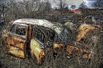 Old Yellow Car