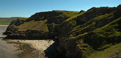 cliffs at rhossilli