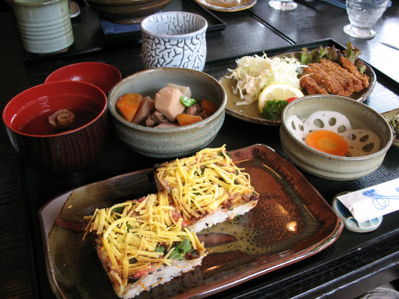 Iwakuni-zushi lunch set