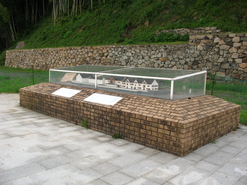 Model of the old 17th-century Dutch trading post