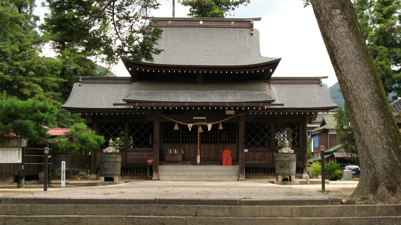 Main hall at Yasaka-jinja