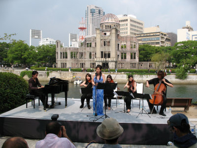 Opera performance in the Peace Memorial Park