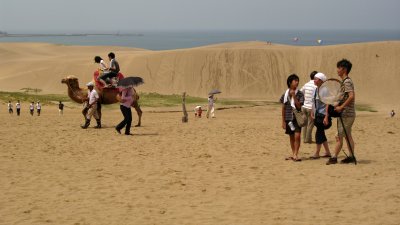 Japanese tourists fulfilling their Arabian dreams