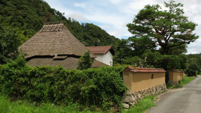 Outside the Nishi Amane House