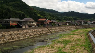Houses along the river canal