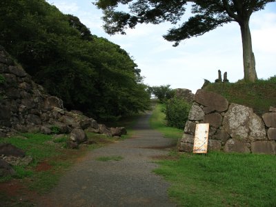 Pathway into the castle park