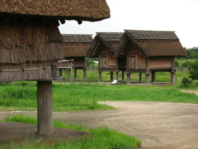 Storage huts in Kurato-ichi