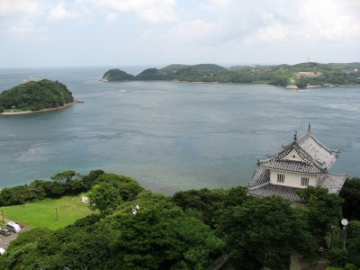View over the strait towards Kyūshū