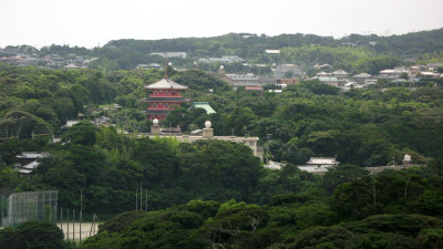 Pagoda at Okuno-in in the distance