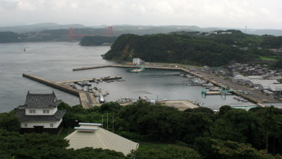 New port of Hirado with castle turret