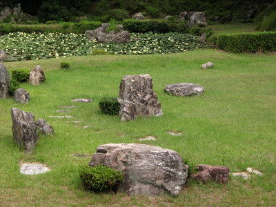 Rocks in the zen garden