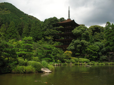 Five-storied pagoda at Rurikō-ji